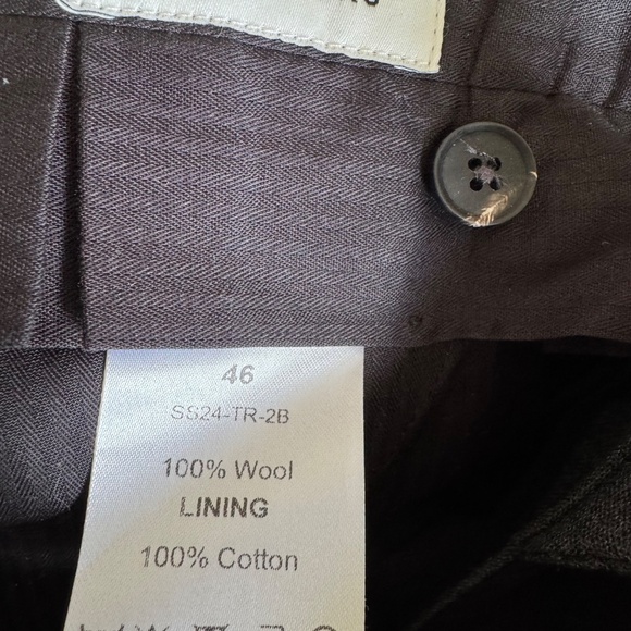 Berg & Berg Grey Pleated Trousers SS24 - Excellent - Size 46 (30 US) - Picture 2 of 4